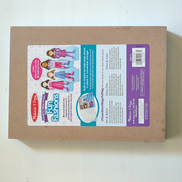 Melissa & Doug Magnetic Dress-Up Doll Fun Fashions - Picture 2 of 2